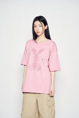25SS ソロラビットエイリアン ショートスリーブ Tシャツ ライトピンク