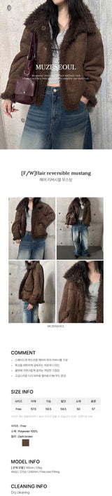 [F/W]ヘアリバーシブルムスタン