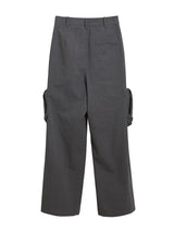  RIVET STRAP POCKET PANTS_GRAY