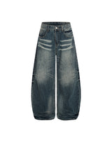 Vancouver Washed Denim Wide Pants