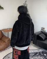 Radis Mink Brushed Velvet Hoodie