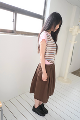 stripe holter sleeveless (2c)