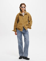 VINTAGE WASHED COTTON BLOUSON JUMPER