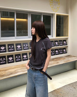 [ORIGINAL] AMI Raglan Short-Sleeve Hoodie T-Shirt