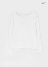 [MADE] Titea Henley Summer Long Sleeve Top