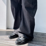 Vibe Pinstripe Boxy Trousers
