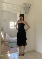 TRACK EYELET BERMUDA PANTS (3color)