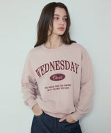 Signature Semi-Crop Sweatshirt_Indi pink