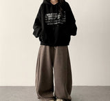Rika Check Point Fleece Hoodie