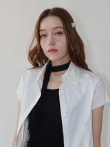  Tiny Dot Scarf (black)