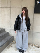 Daz Rivet Cut Wide Two-Way Banding Pants