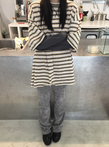 デーズベルベットブーツカットバンディングパンツ（3c）
