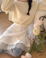 Denmo Wrap Layered Skirt
