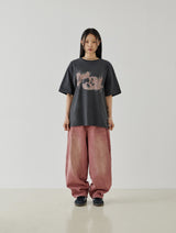 ディストレスドtシャツ