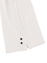 STUD CROP LEGGINGS (WHITE)