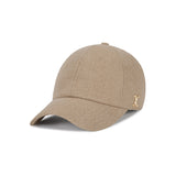 VA Curved Stud Link Wool-Blend Ball Cap  / Beige