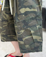 Sepi Washed Cargo Bermuda Pants