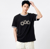 Essential Standard Short Sleeve Ringer T-shirt 3GEAR Black