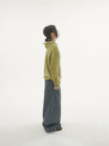 Grain stripe denim pants -2C