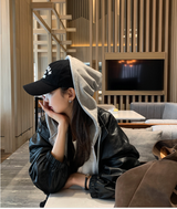 Bane Detachable Hood Leather Field Jacket / 3 Colors