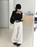 Middle Carpenter Detail Long Pants