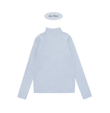 ハイネックニットトップ (Ivory)