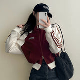 Tory Two-Way Track Line Coloring Embroidery Zip-Up