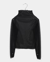 ディオン シアー ウォーマー タートルネック レイヤードTシャツ