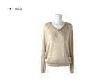 [1+1/MADE] Ringsa V-neck Loose Fit Layered Knit