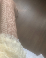 パリジャンローズメッシュストッキング (2color)