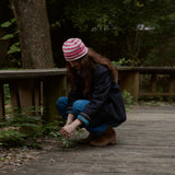 Stripe Wool Beanie_Pink