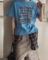 ハウンド スター レタリング オーバー ショートスリーブ Tシャツ