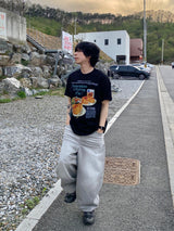 サンドウォッシングデニムバルーンパンツ 2C