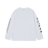 25SS DROP STAR BEAR LONG SLEEVE T-SHIRT WHITE