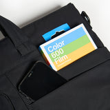 Memory Canvas Cross Tote Bag_Black