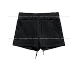Star angel hip embroidery shorts