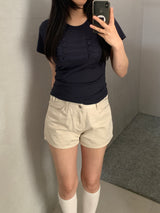 Oliver Button-Point Short Sleeve T-shirt