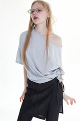 DEPARTURE CUBIC UNBALANCED TOP (GRAY)