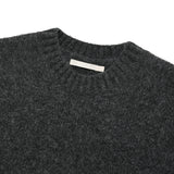 COLLECTION ROUND NECK KNIT [CHARCOAL]