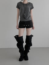 Trick Belt Cotton Shorts
