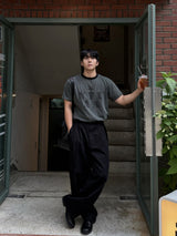 Uth crop pigment ringer short sleeve t-shirt