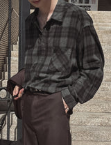 Posi Smooth Overfit Check Shirt