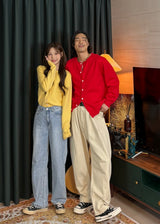 メンズデイリーウォッシャブルカーディガン 10COLOR