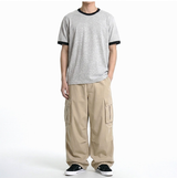 Essential Standard Short Sleeve Ringer T-shirt Melange
