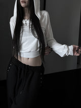 faye off-shoulder hood T (3color)