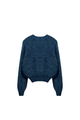 DIANA KNIT CARDIGAN / BLUE