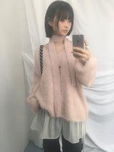 ラブNヘアマフラーニットウェア