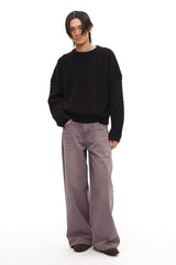Wide Leg Washed Jeans