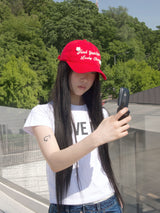 Lucky Clover Cap-Red
