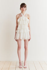 BALLON DRESS ivory